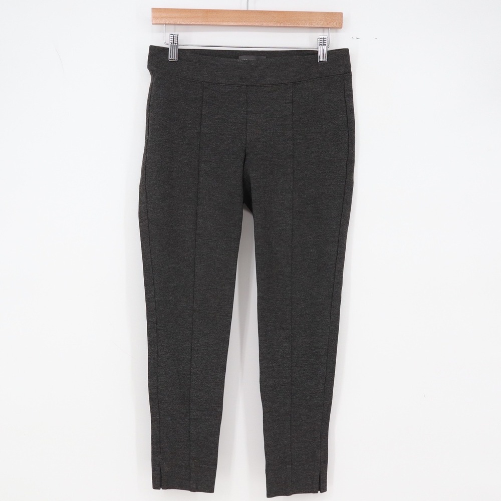 The Limited Pants Womens 4 Slim Leg Charcoal Gray Pintuck Stretch Excellent